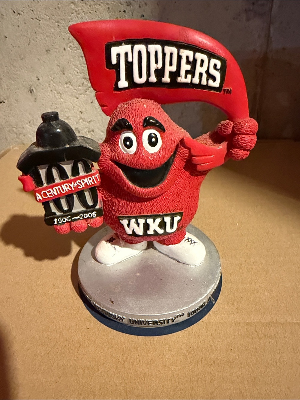 WKU Toppers Mascot Figurine - Red